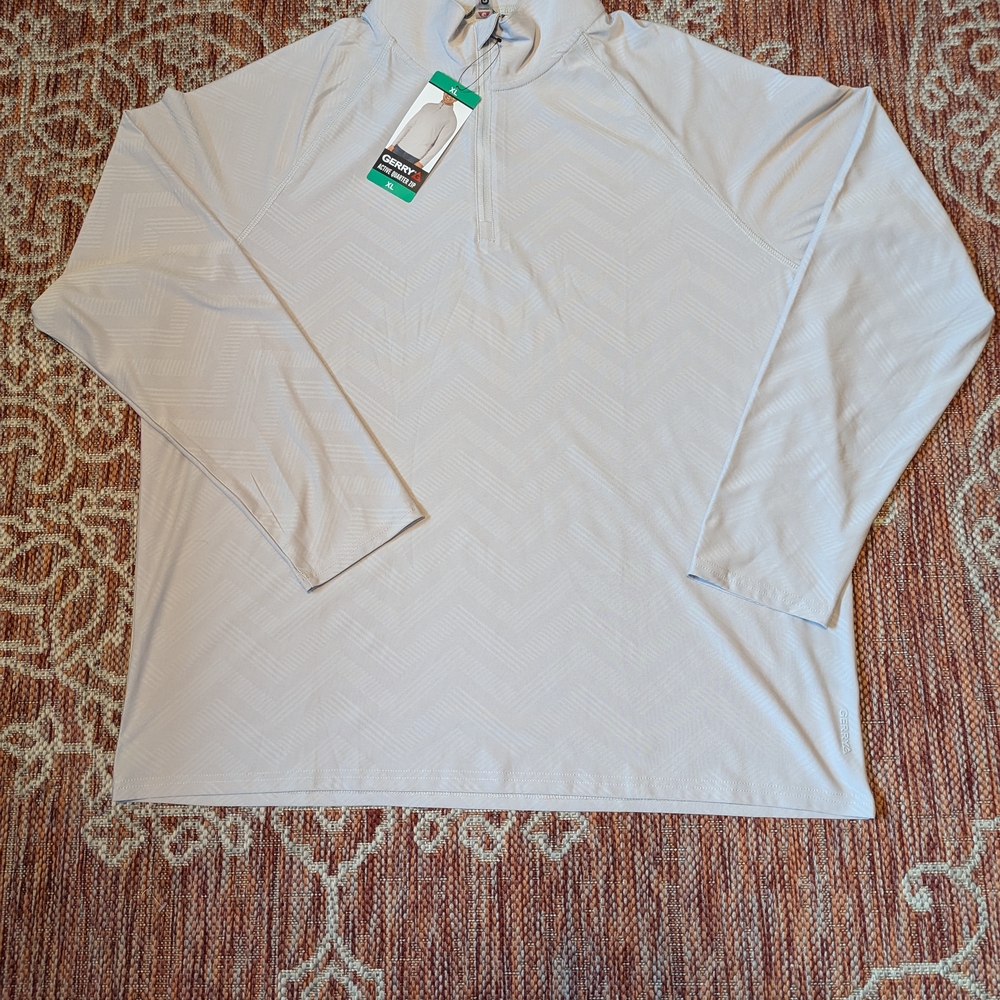 Gerry Weber Light Gray Quarter Zip Pullover